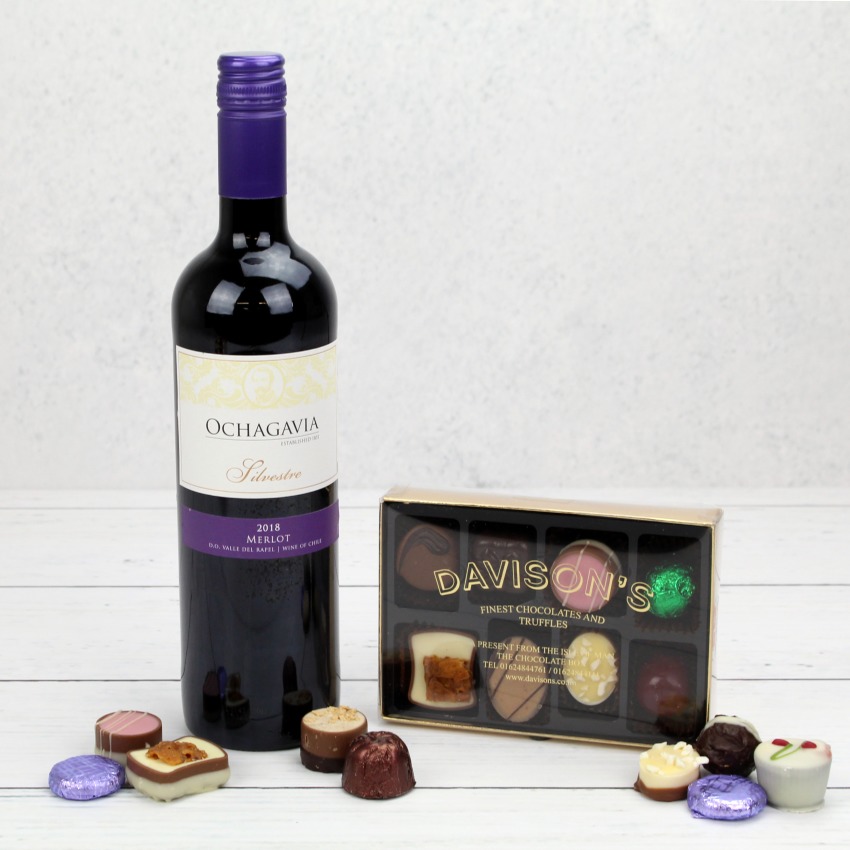 Merlot and Handmade Chocolates