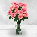 12 Pink Rose Bouquet