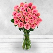 24 Pink Rose Bouquet