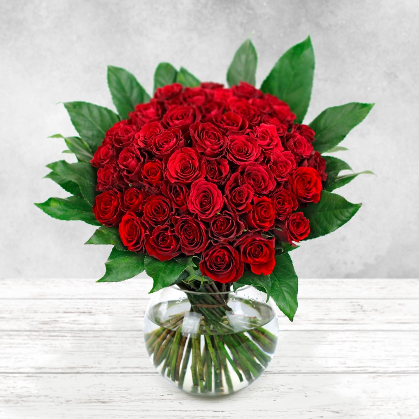 Mass of Fifty Red Roses