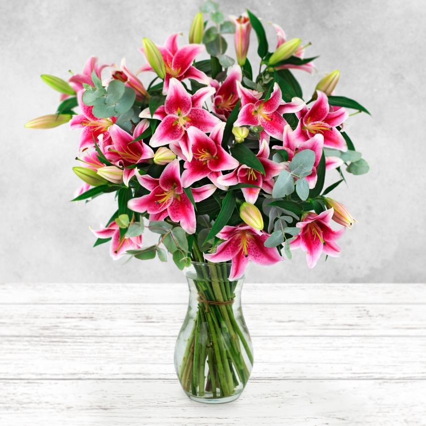 Pink Lily Bouquet