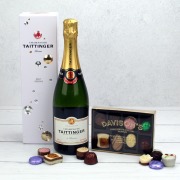 Taittinger Brut and Handmade Chocolates